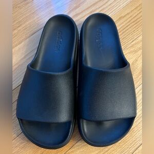 Adidas Adilette Comfort Slides Black Men’s Size 8